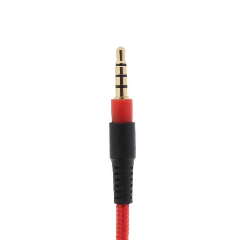 Inline Mute Wire Audio Cables forKingston HyperXCloudAlpha Mix Flight Earphone