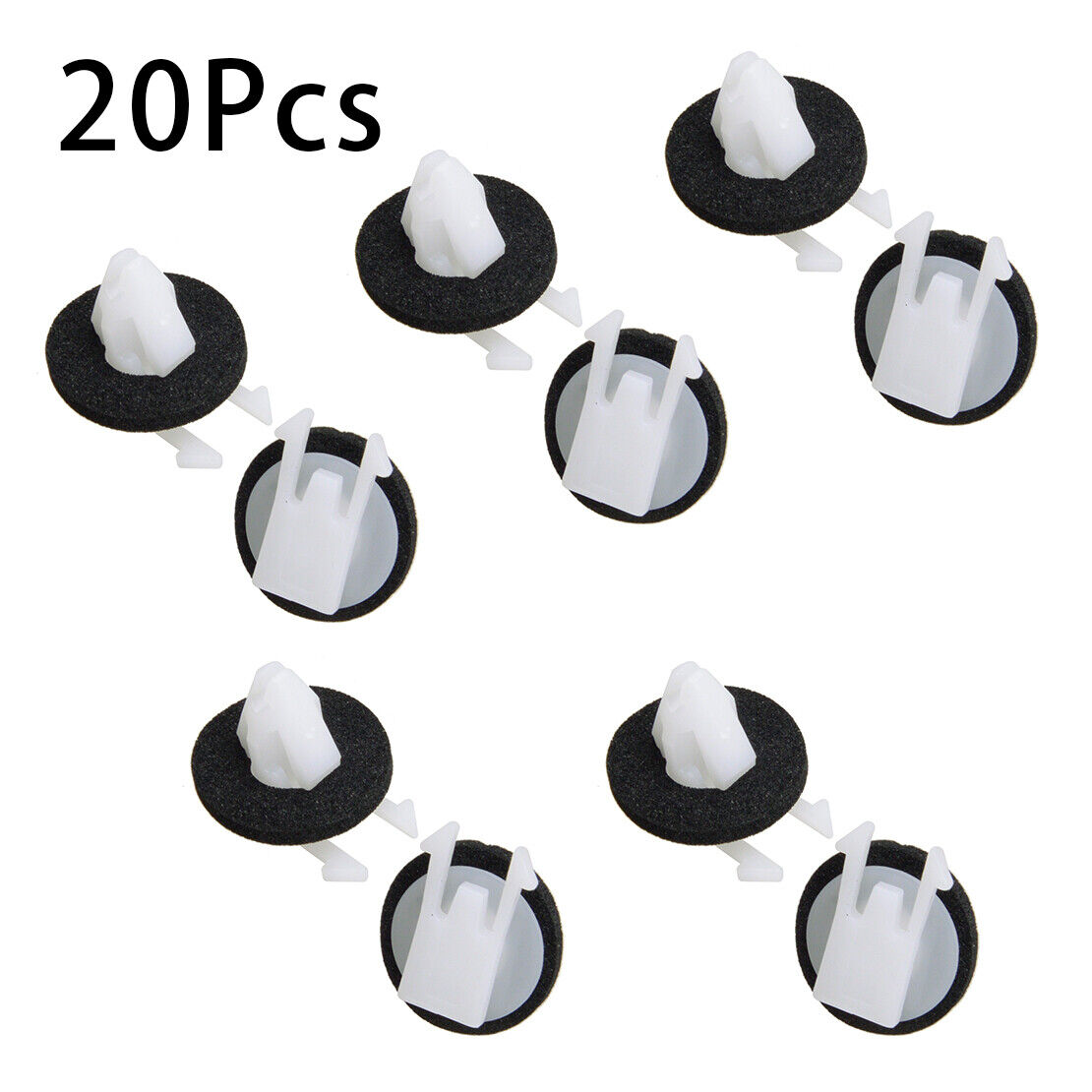 20Pcs Moulding Clips Retainer Rivet Screw Fit For Cadillac Chevrolet GMC