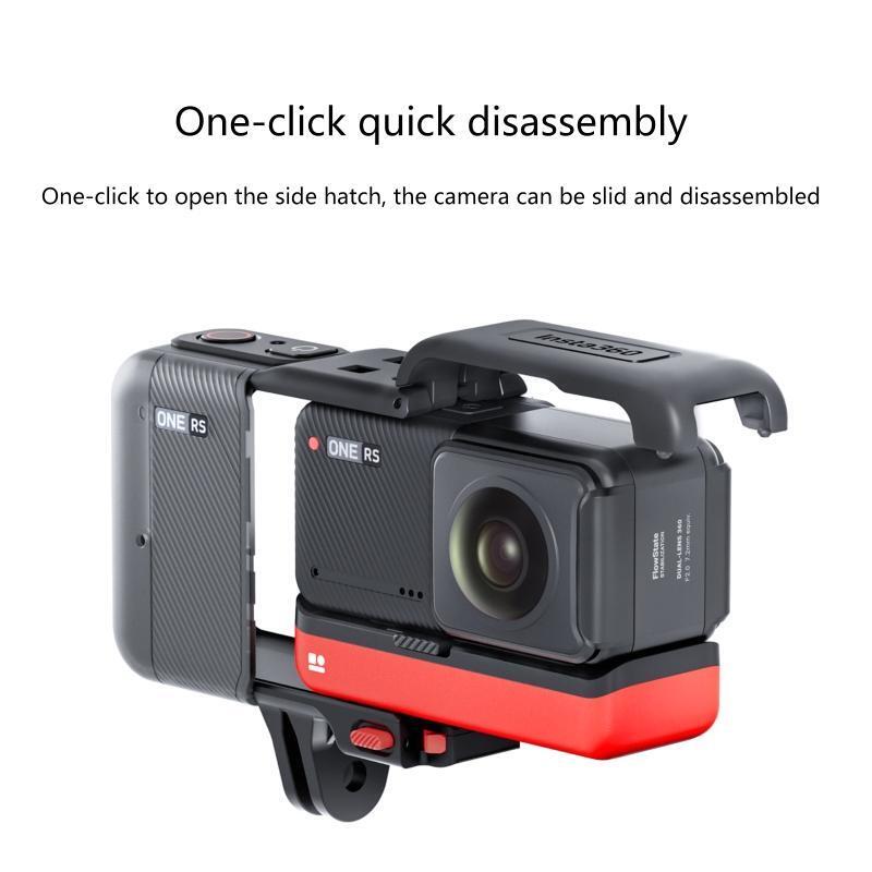 Housing Cage Protective Shell Case for 360 ONE R Bracket Vlog Interview Record