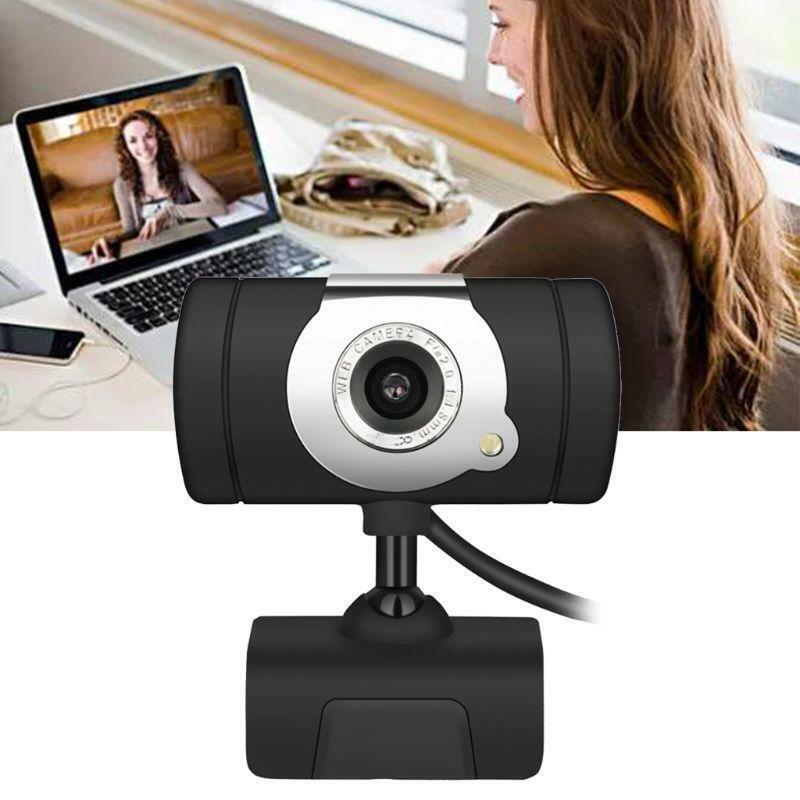 Home Durable Study Laptop Webcam Camera USB H-D Computer PC With Microphone