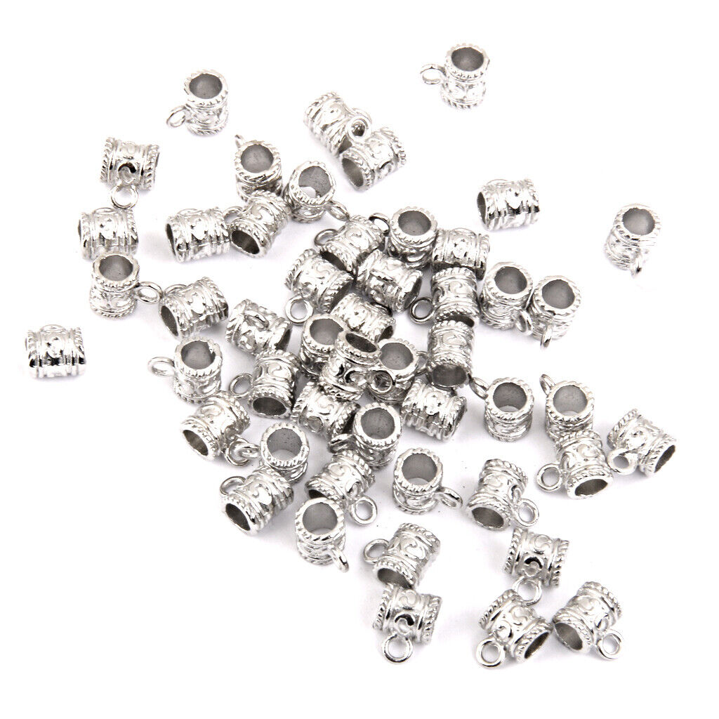 50  Tibetan  Connectors Bails  European Bead Bracelet