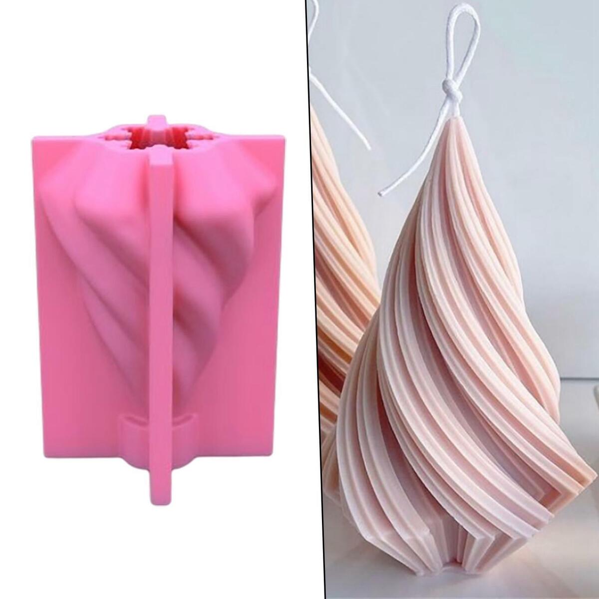 Silicone Candle Molds Abstract Art  Mould Reusable for Candle Making