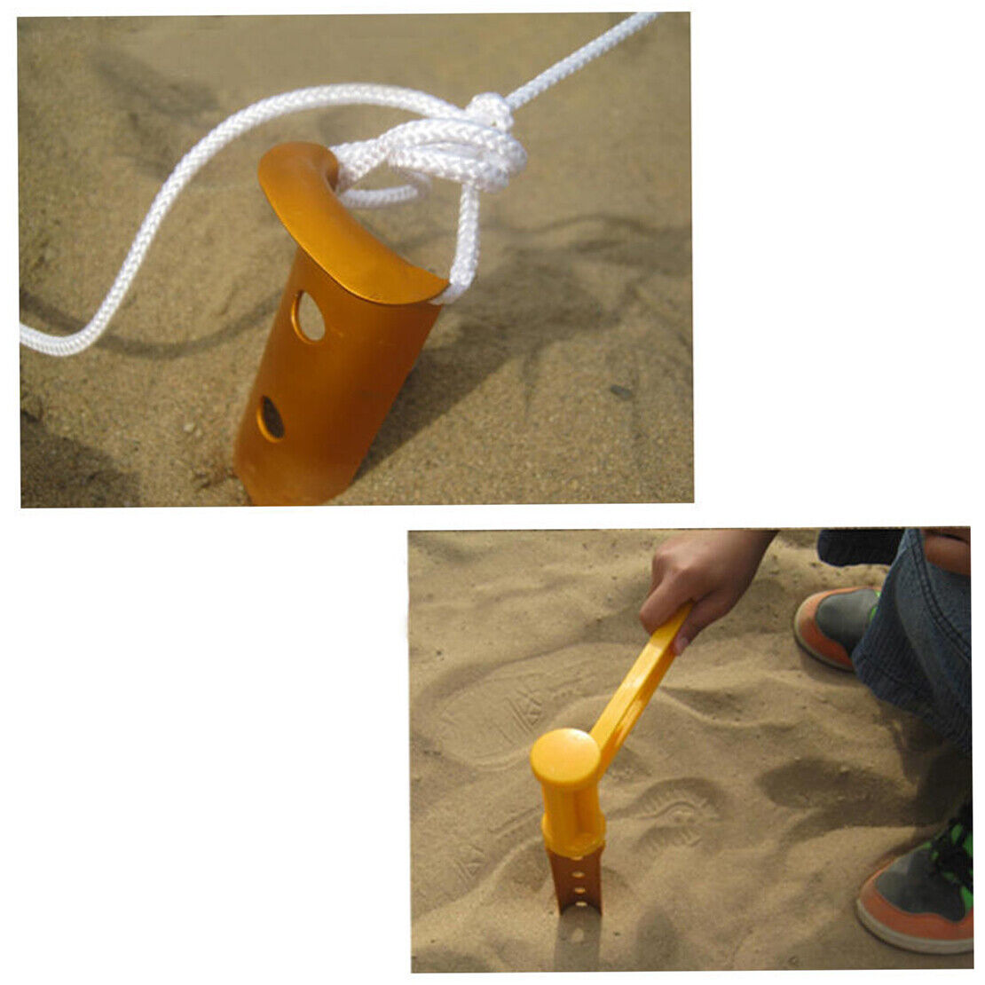 5Pcs U-shape Aluminium Alloy Outdoor Camping Snow Sand Tent Peg Stakes Survival
