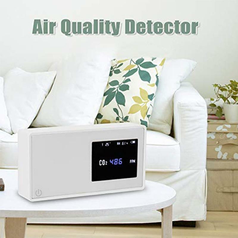 Air Quality Detector Carbon Dioxide CO2 Gas Tester Temperature Humidity Monitor
