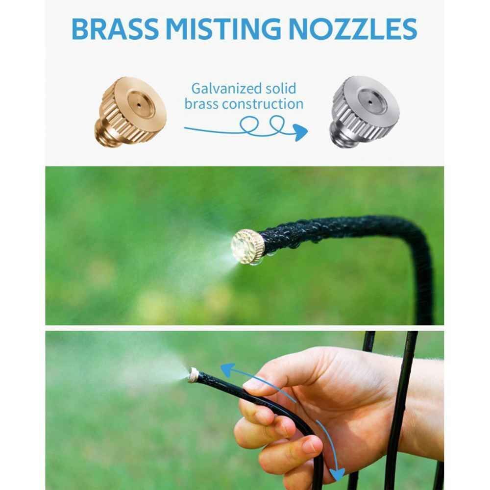 Stand Misting Cooling System Vertical Sprayer Brass Nozzles Watering Drip Kit