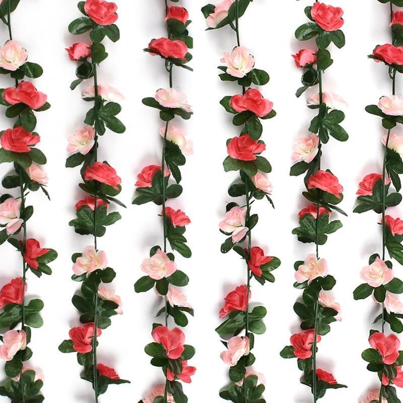 Rose Vine Wreath Easter Holiday Party Decorative Pendant Ornament