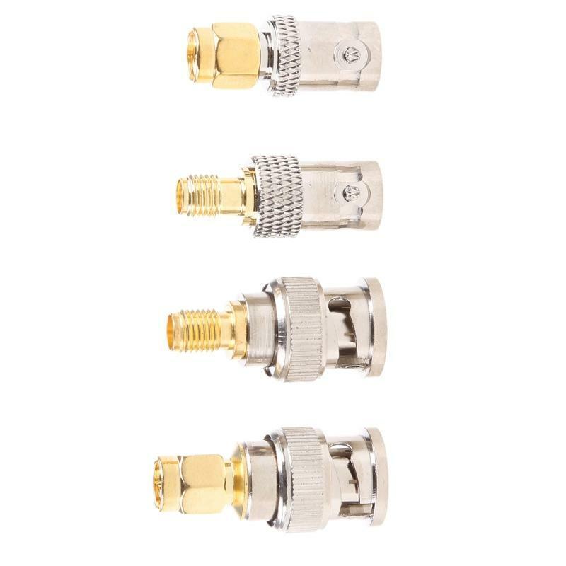 4 Pieces SMA to BNC Kits for Wi-Fi Radios External Antenna Corrosion Protection