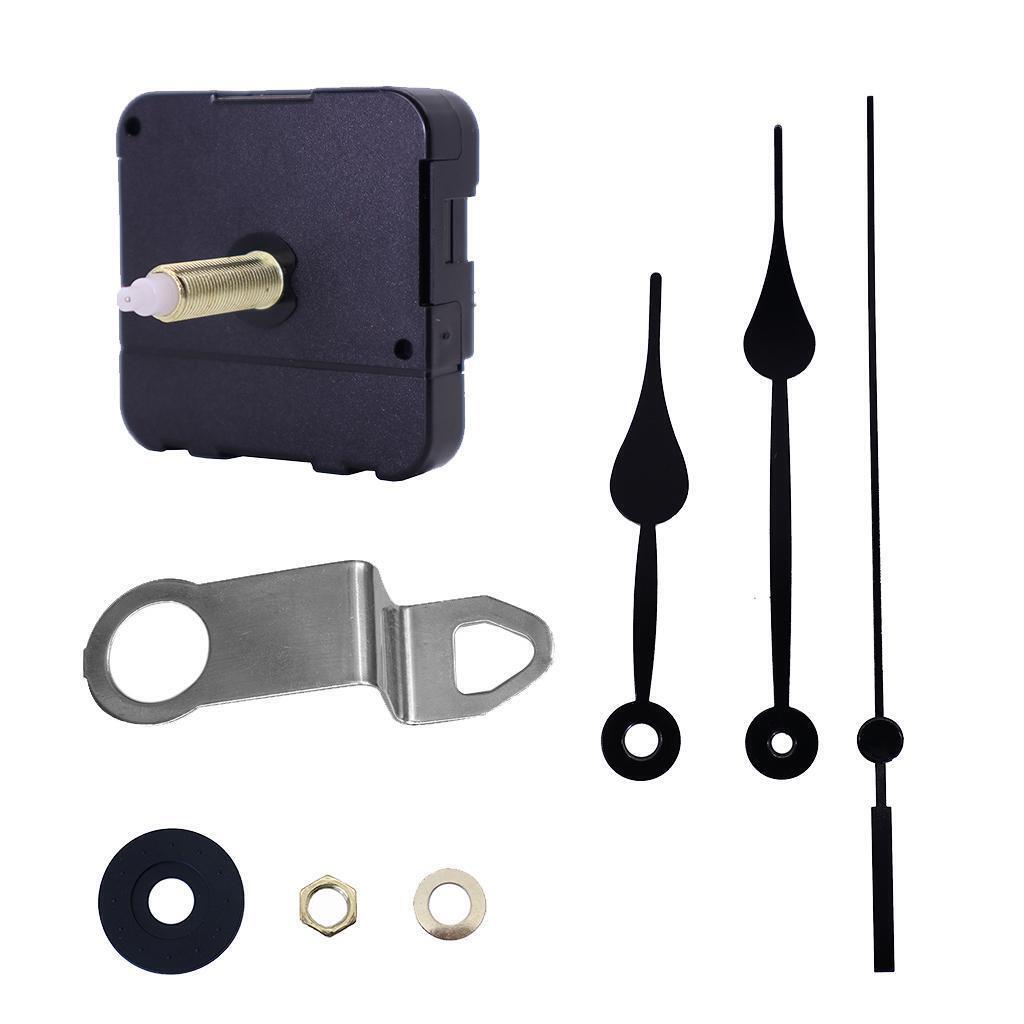 HR1688-31 Wall Clock Movement Mechanism Black DIY Replacement Part Set