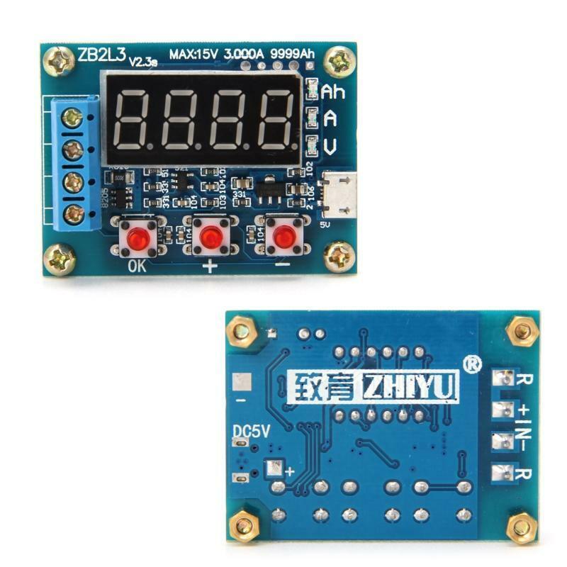 ZB2L3 Li-ion Lithium Lead-acid Battery Capacity Meter Discharge Tester Analyzer