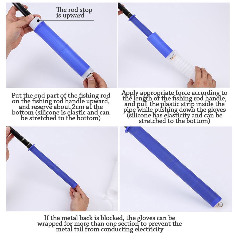 Universal Heat Shrink Tube Hand Pole Grips Grips Cover Fishing Rod Handle Wrap