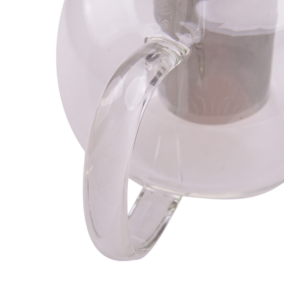 Housewares Clear Glass Teapot & Stainless steel Filter 1.3L Water Coffee Teapot