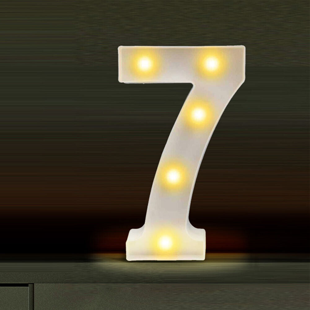 Digital Number LED Symbol Sign Night Light for Wedding Party Birthday (7)