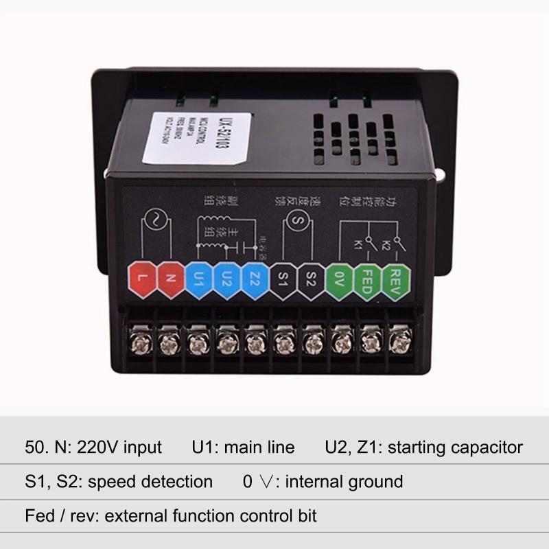 6W-400W TF100E Black High Precision Electric Motor Speed Regulator AC220V