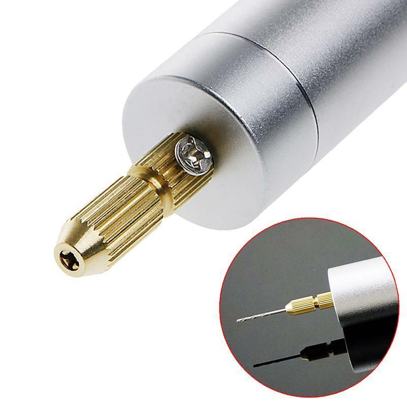 New DIY Mini Micro Small Electric Aluminum Hand Drill DC 5V for Motor PCB