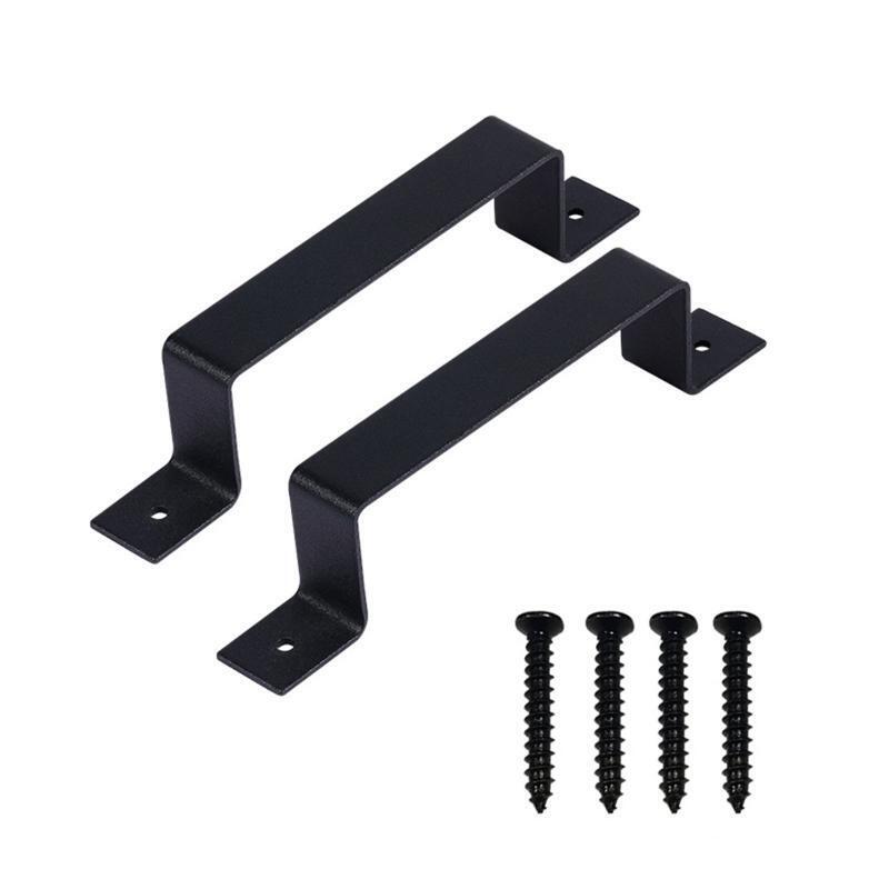 2Pcs Cabinet Drawer Handle Furniture Long Handle Sliding Barn Door Window Handle