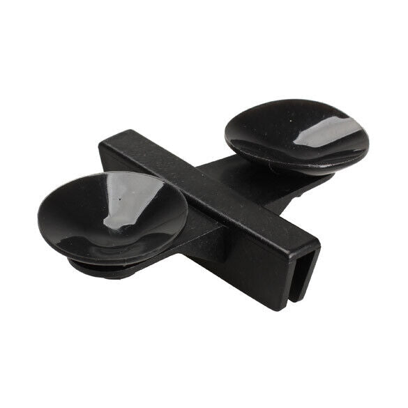 5x Black Plastic Divider Sheet Holder Suction Cups for Aquarium Fish Tank