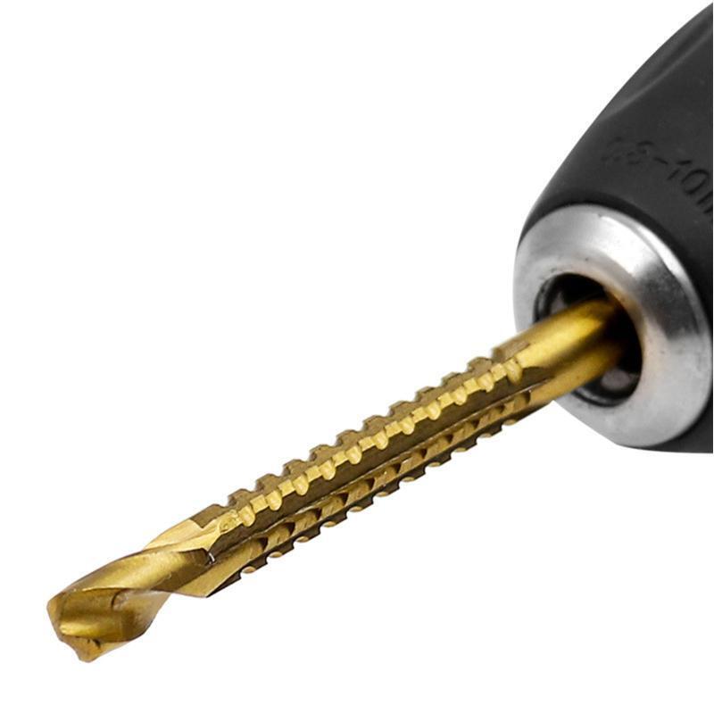 HSS Step Bits Set 7 Pieces High Speed Steel Step Drill Bits 4 Types Drill Bits