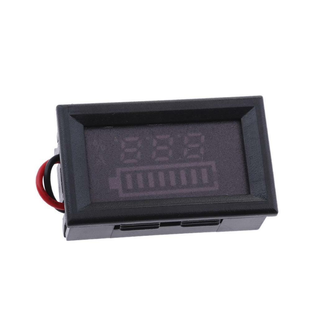 12V LED Indicator Battery Capacity  Voltmeter for Motor Modification