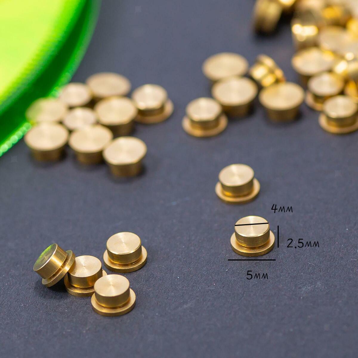 10x Mini Bearing Rotating Necklace Bearing Copper Metallurgical Part