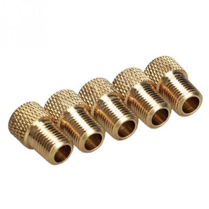 Converter Adapter Presta to Schrader Brass Bicycle Valve Adapter