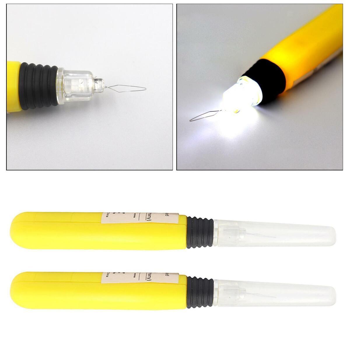 2Pack LED Needle Threader Threaders  Sewing Tools  Threading