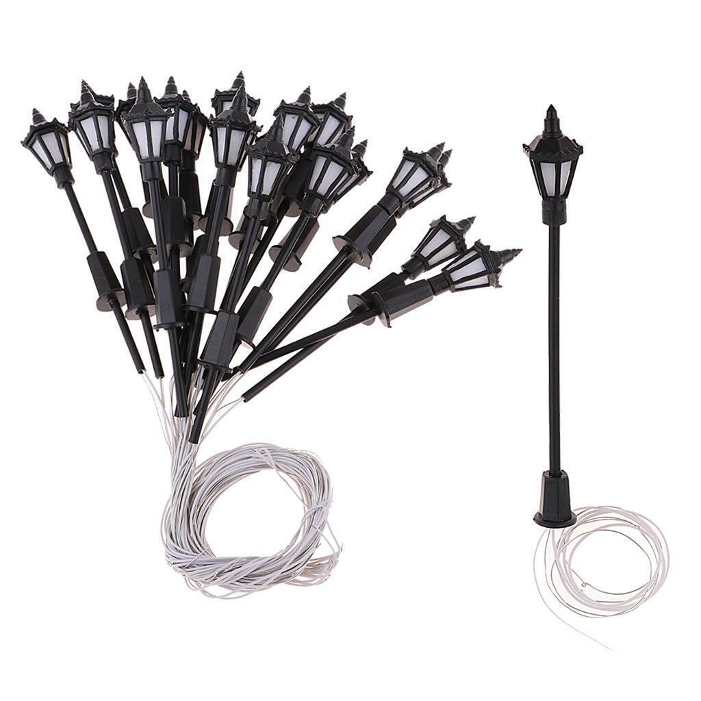 100 Pieces 1/150  Lights for   Railroad Scenery Accessory