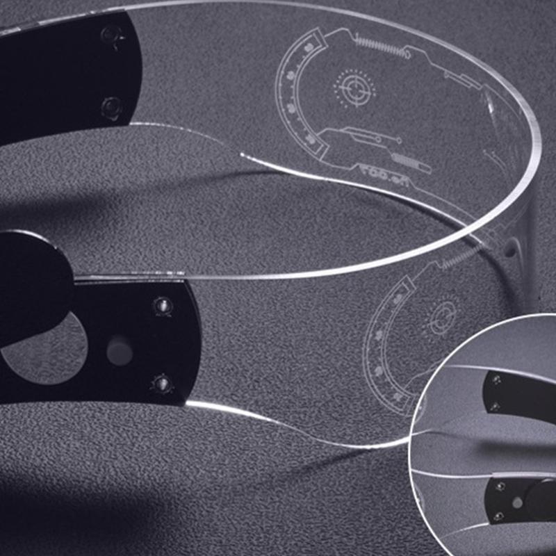 Syllable-Light Emitting Electric Glasses Christmas Colorful Eyewear Punk Style