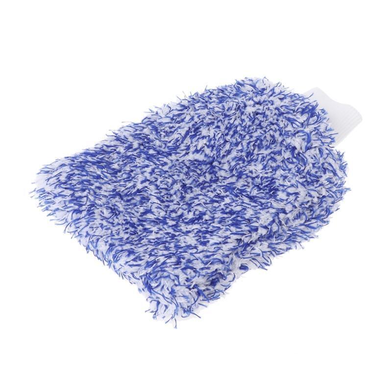 Car Care Glove Plush Soft Microfibre Wash Mitt Microfiber Car Cleaning Detailing