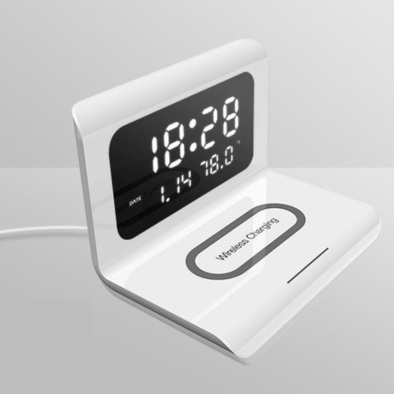 3 in 1Cell Phone Wireless Charge Stand  with Clock/ Calendar and Temperature