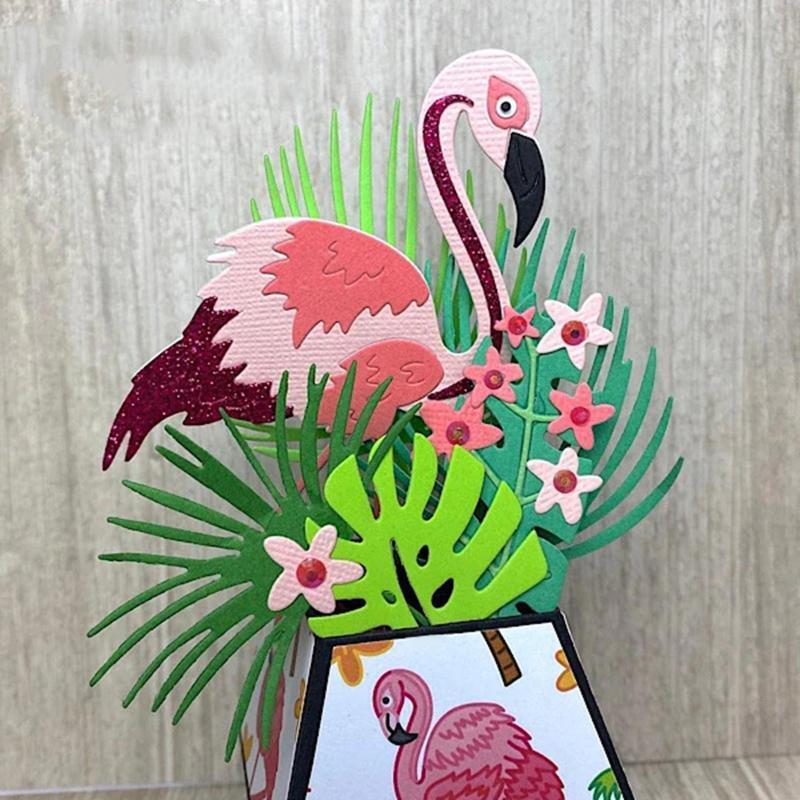 Lovely Leaves Metal Cutting Dies Scrapbooking Craft Birthday Greeting Card Decor