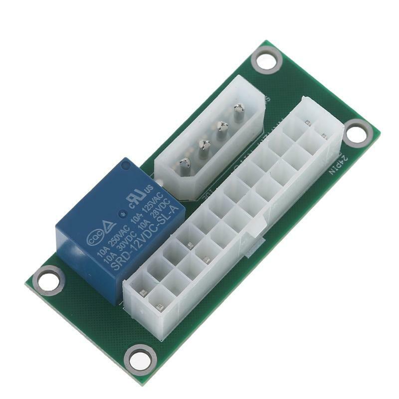 24Pin To 4Pin Power Adapter Card Dual Psu Synchronous Startup Board Economy