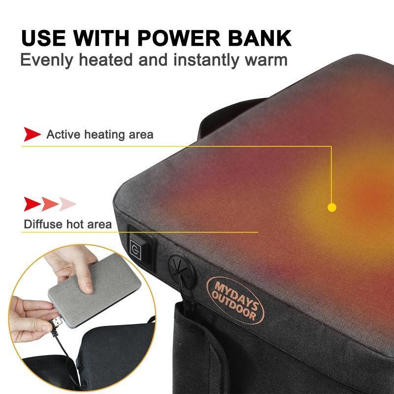 Heated Warm Pad Chair Seat Cover Pad Heater Winter Thickened Heated Seat Cushion