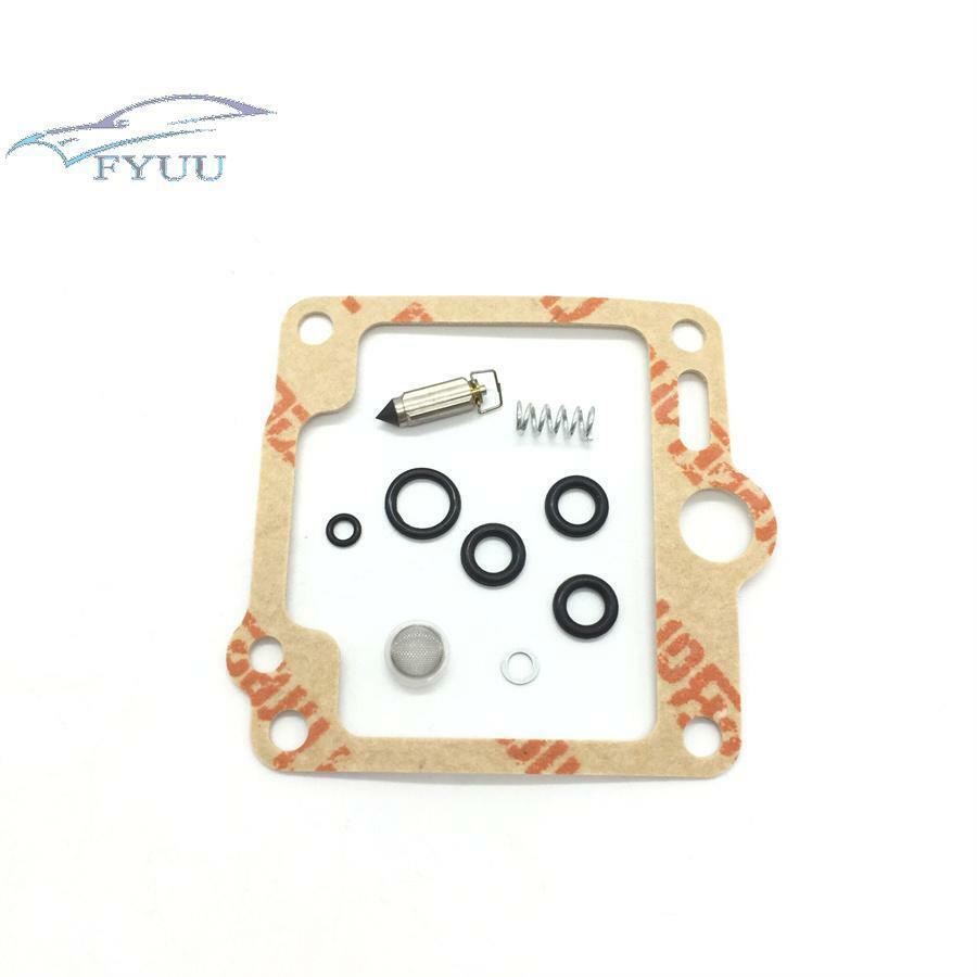 4 Sets Carburetor Carb Rebuild Repair Kit & Float for Yamaha FJ1200 1988-1992