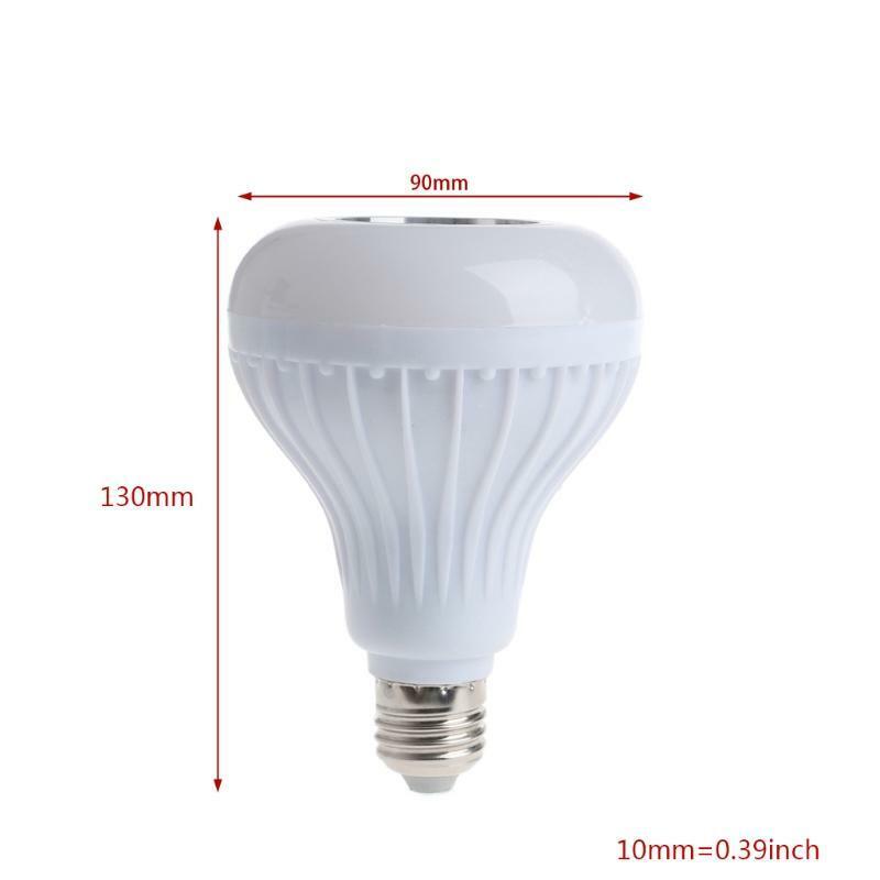 Wireless Bluetooth-compatible Speaker Bulb E27 LED RGB Light Music Playing Lamp