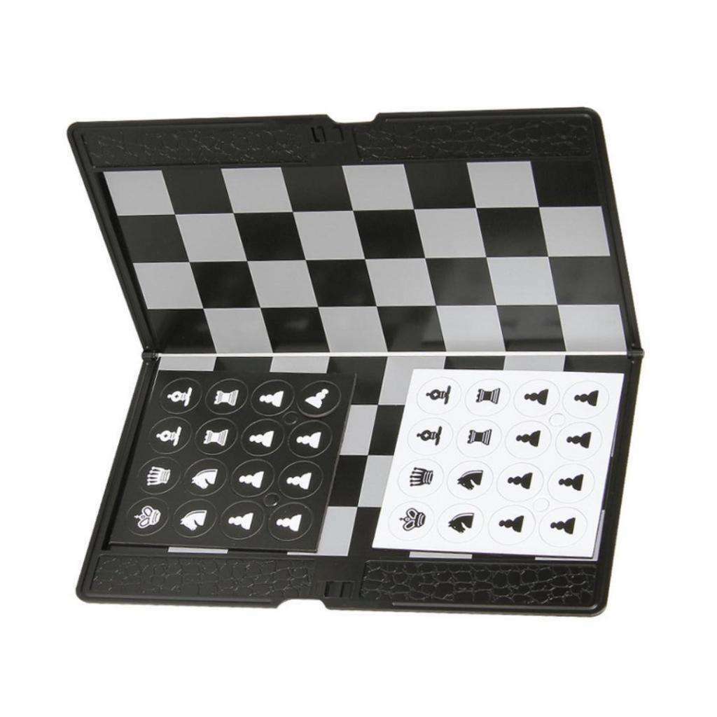 Foldable Mini Size Magnetic Chess Set  Pocket Chess Family Game