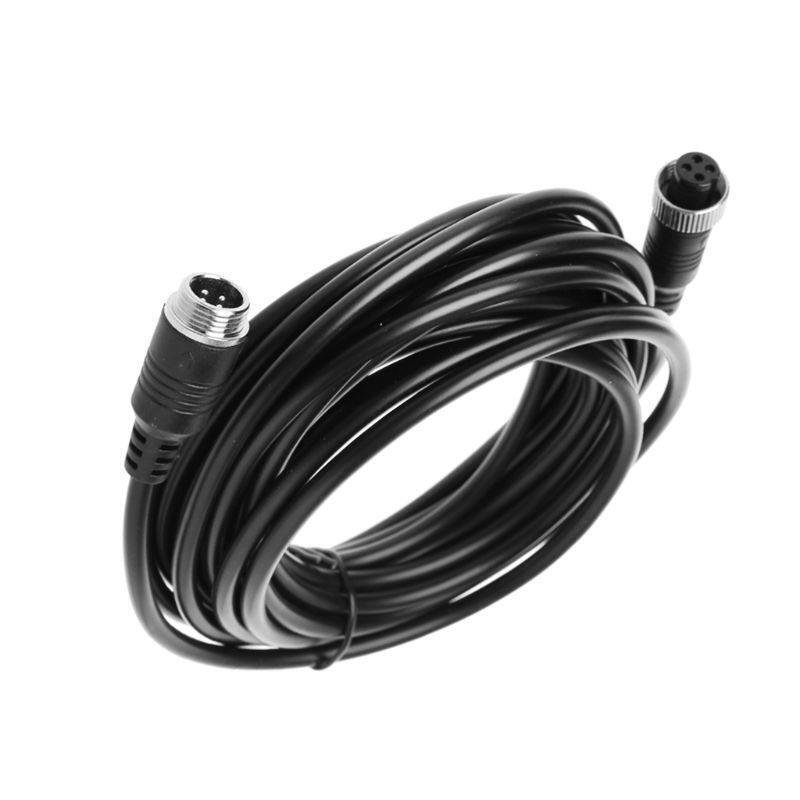 Car Bus Monitoring Video Extension Cable Camera 4 Pin Male to Female Interface