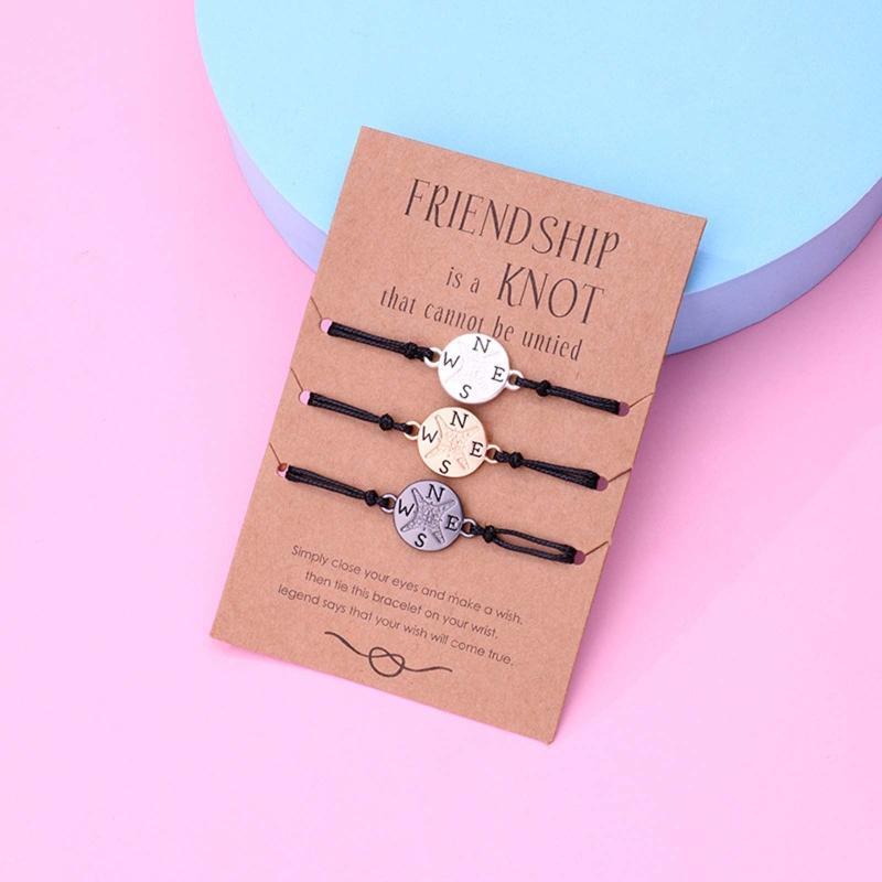 Pinky Promise Bracelets,Back to School Friendship Bracelets Gift for Women Men