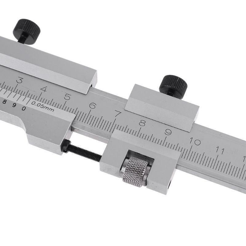 T-Type 0-160mm Vernier Caliper DIN862 Scraper Bridge Tool 0.05mm Fine Adjustment