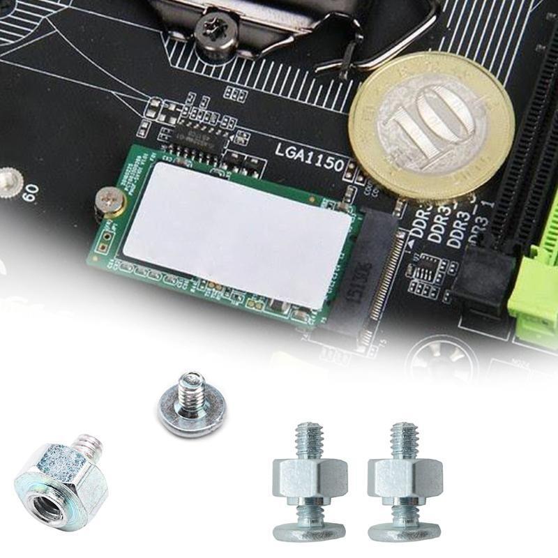 10 Sets M.2 SSD Motherboard STAND OFF SCREW Hex Nut Set forAsus M2 Motherboards