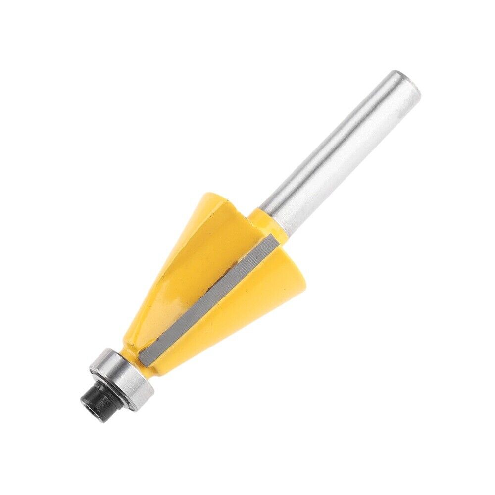 15 Degree 1/4" Shank Wood Trim Cutter Bearing Sealed Router Bit CNC Milling Tool