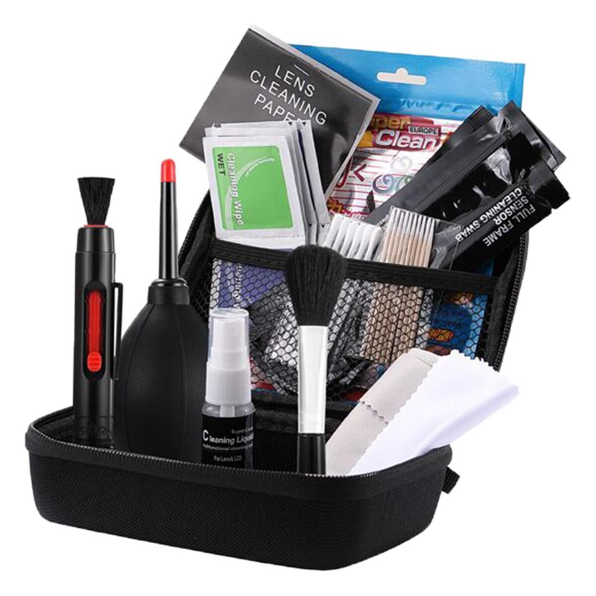 Blesiya Camera Cleaning Kit for DSLR Cameras with Carry Case + Traveling Pouch