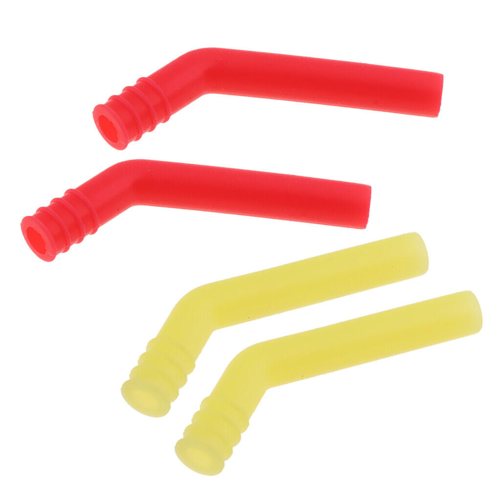 4 x RC Exhaust  Muffler Extension Tube Silicone /8 1/10 RC Car