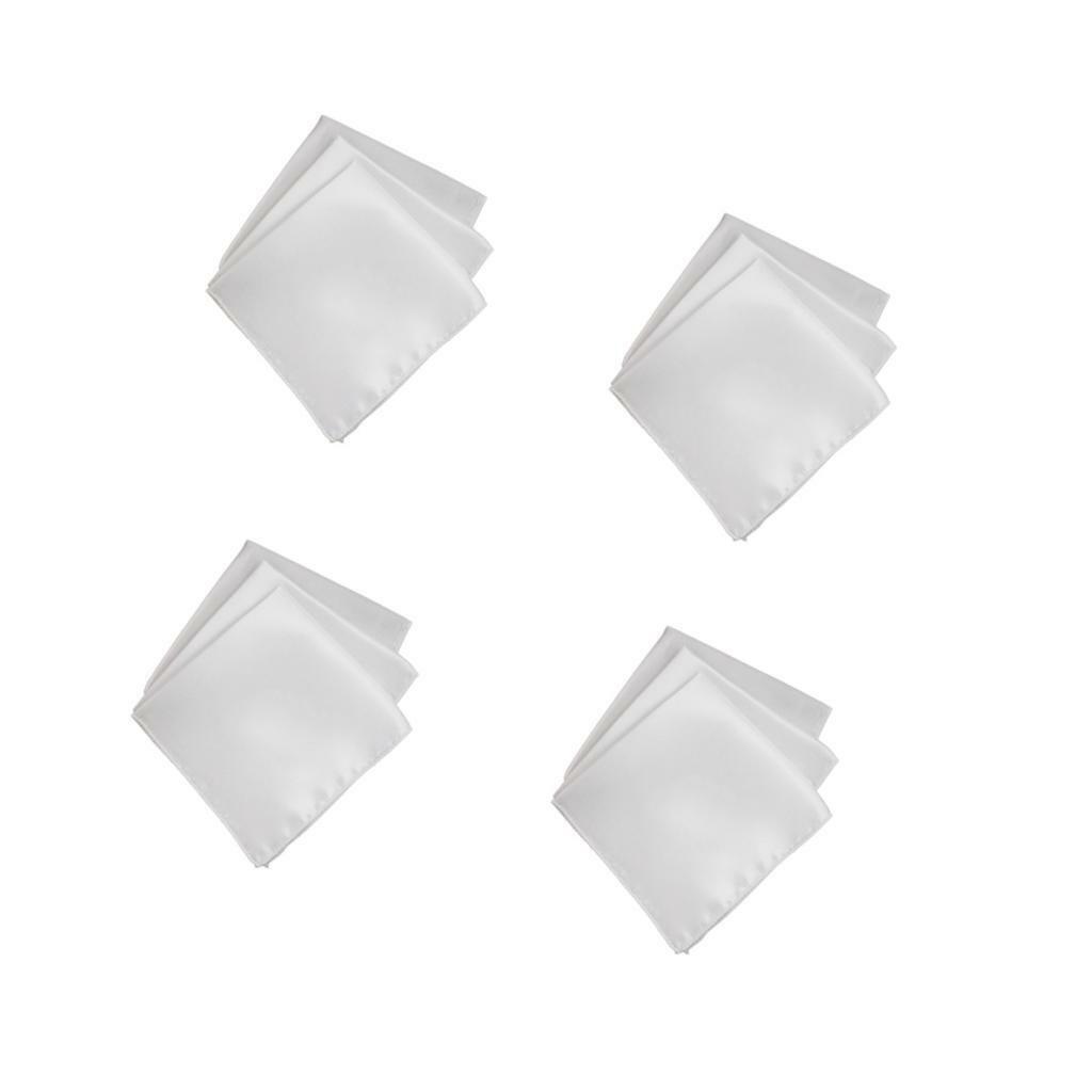 40Pcs  Solid Pocket   Hankie Towel Party Hanky 12"X12"