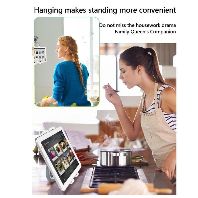 Universal Tablet Holder 360°Rotation Adjustable Back Grip Desktop Tablet Stands