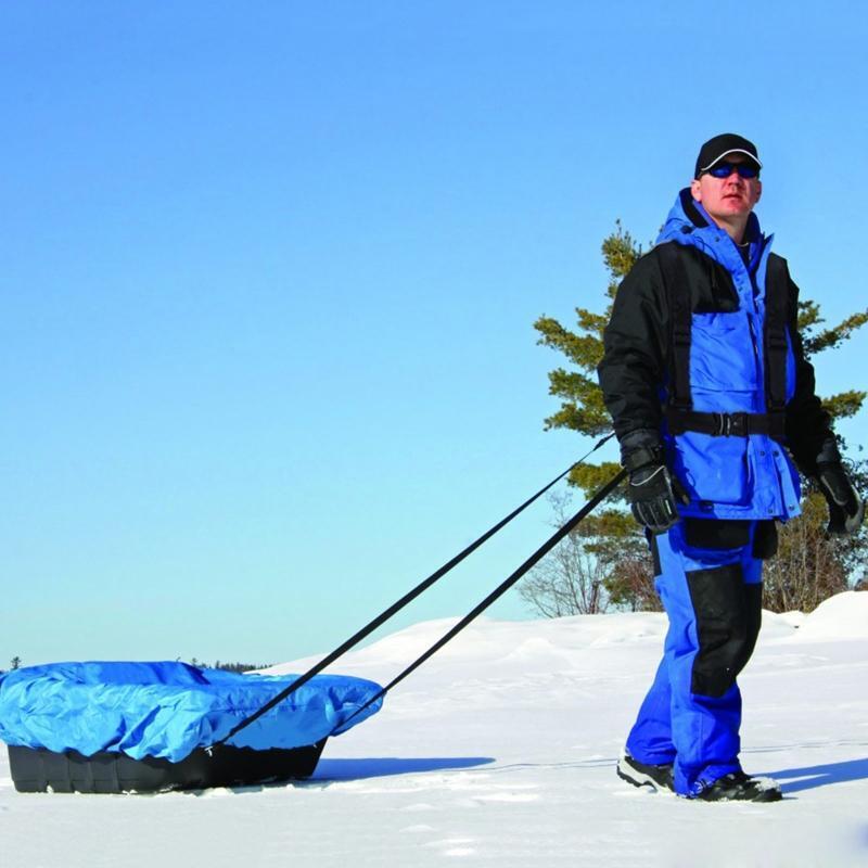 Tire Sled Harness w/ Adjustable Pull Strap & Shoulder Padding Resistance Band