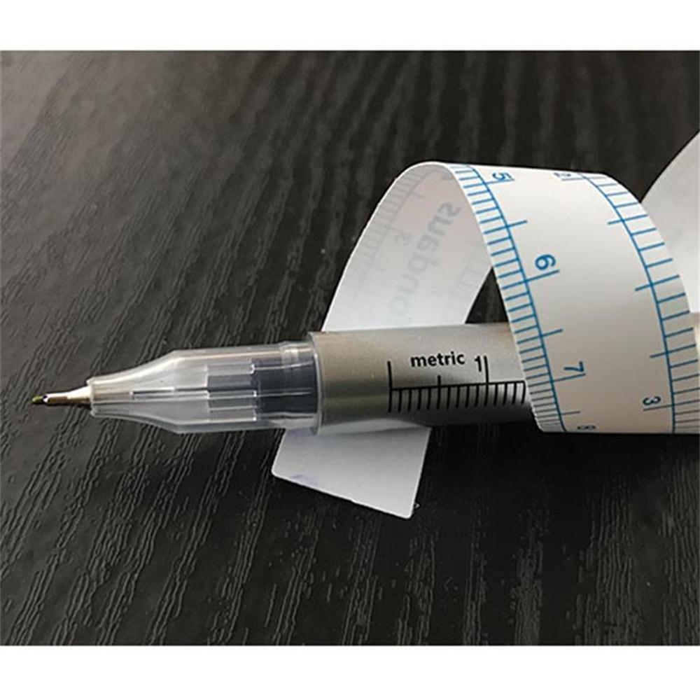 Skin Body Art Measuring Tattoo Eyebrow Marker Pen Microblading Measure Ruler