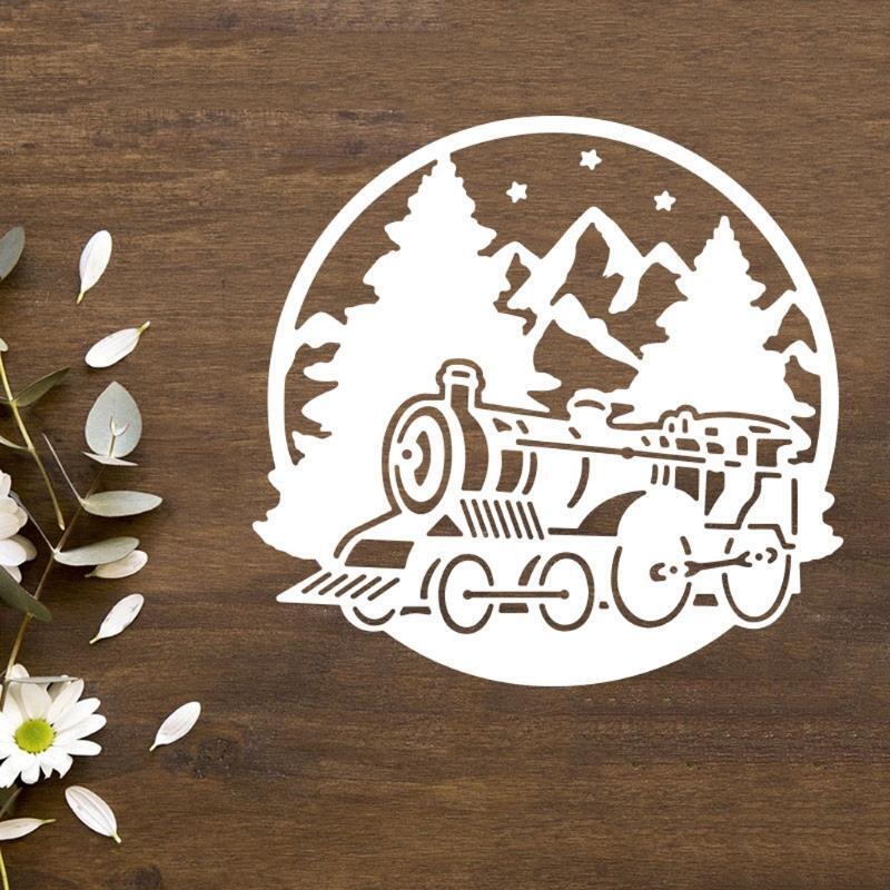Christmas Tree Train Metal Cutting Dies Stencil DIY Scrapbooking Album Paper
