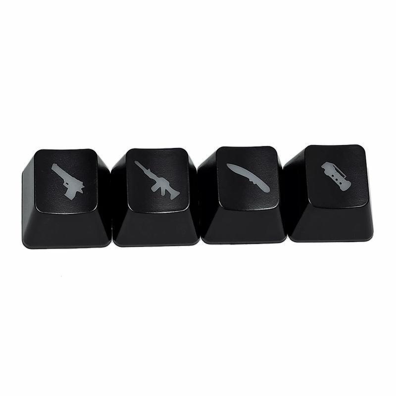 Mechanical Keyboard Key Caps ABS OEM R4 WASD Key Caps Personality Keycap 4PCS