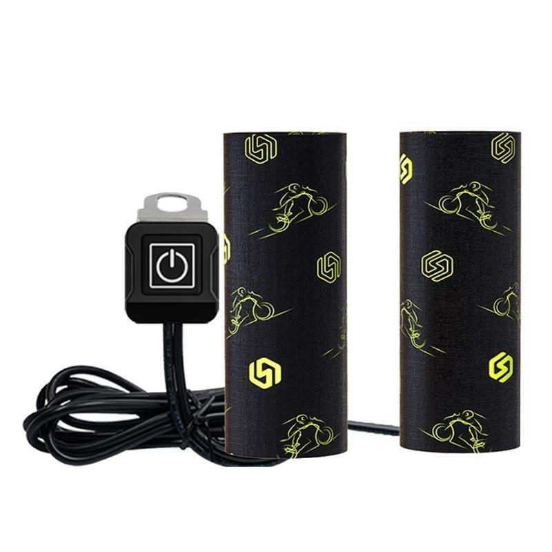 E-bike Motorbike Handlebar Warmers 12V Electric Heated Pad Warm Cushion