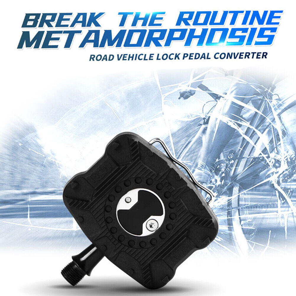 Road Bike Pedal Bicycle Pedal Flat Support Converter for Wahoo Cycling Part